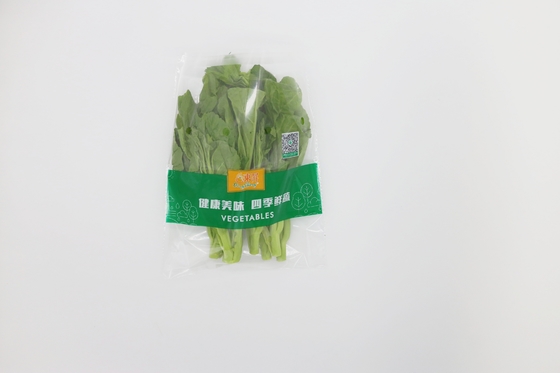 Punch Hole Breathable OPP Packaging Bag For Cellophane Fresh Vegetables
