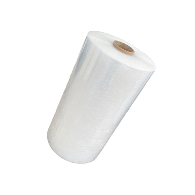 Self Adhesive White Stretch Film 2.1kg Transparent 130mic Thickness