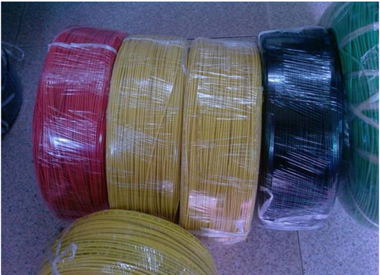 Packing Stretch PVC Wrapping Film Transparent Yellow OD 240mm ID 76mm