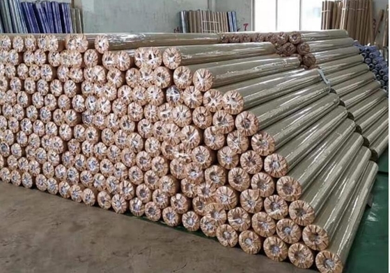 Latex Clear PVC Film Roll Plastic 18 Phr 40cm Width Moisture Proof