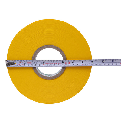 Packing Stretch PVC Wrapping Film Transparent Yellow OD 240mm ID 76mm