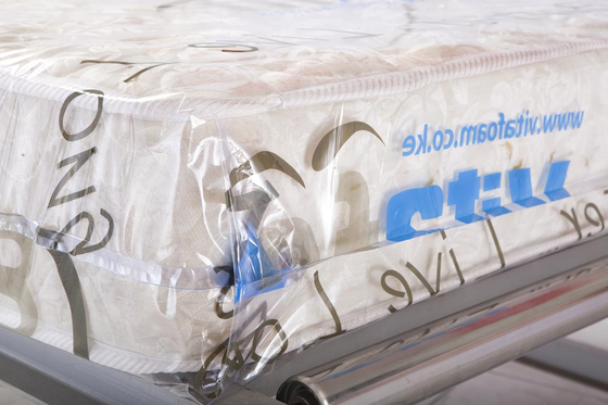 10cm Width Polyethylene Stretch Film Transparent Printed Plastic Roll For Packaging