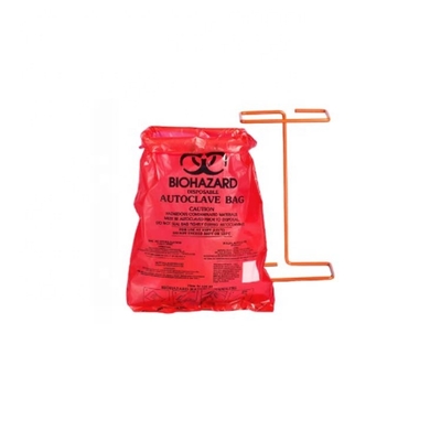 High Strength Autoclavable Biohazard Bag Gravure Printing Polyethylene Garbage Bag